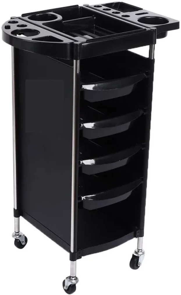 Kolica za frizerski kozmetički tatto salon Bela