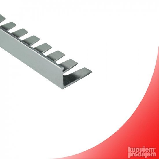 Aluminijumski L profil ČEŠALJ lajsna za keramiku