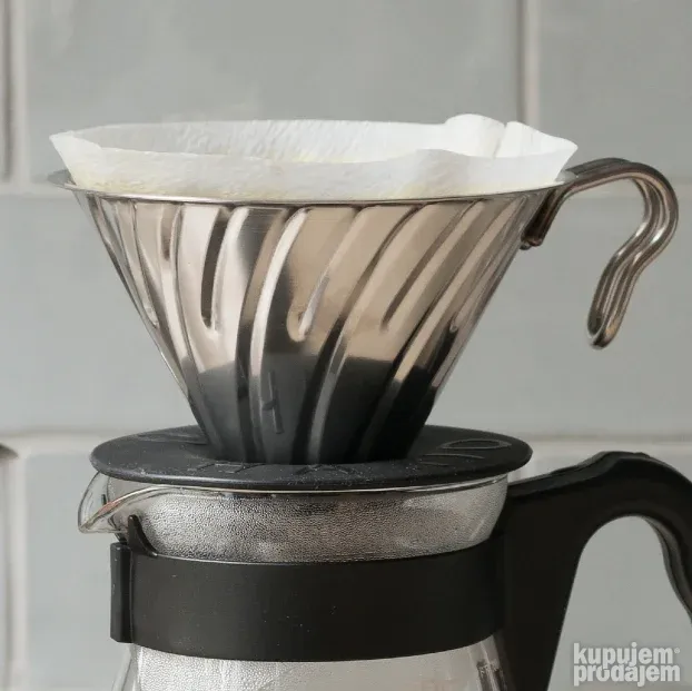 Hario metalni driper/dripper za V60 filter kafu KupujemProdajem