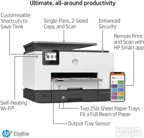 HP Officejet Pro 9022E Multifunction Inkjet Printer