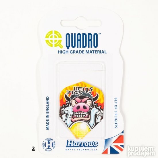 Pera quadro harrows (3 komada)
