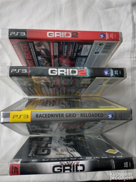 PS3 - Grid - 4 Razlicite Igre