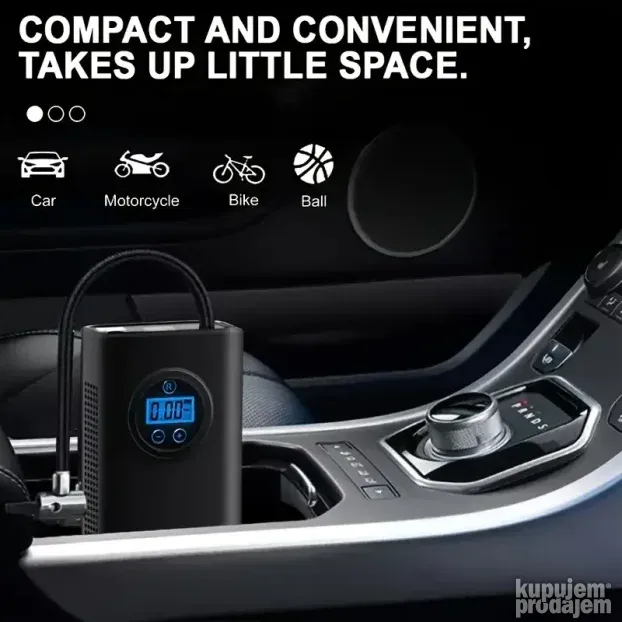 Pumpa-kompresor za naduvavanje auto guma T-1 NOVO