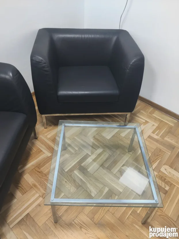 Kozne fotelje + stocic