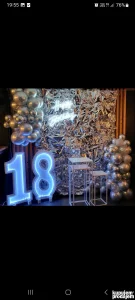 Iznajmljivanje kruga, brojeva i ostale opreme za dekoraciju