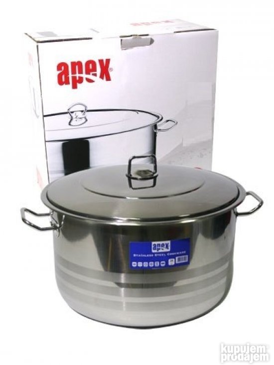 Šerpa serpe doboko rosfraj inox precnik 50x30 cm. 55 litara