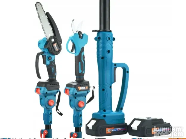 53742Aku Makaze i Aku Testera sa teleskopom BLACK NA LAGERU!