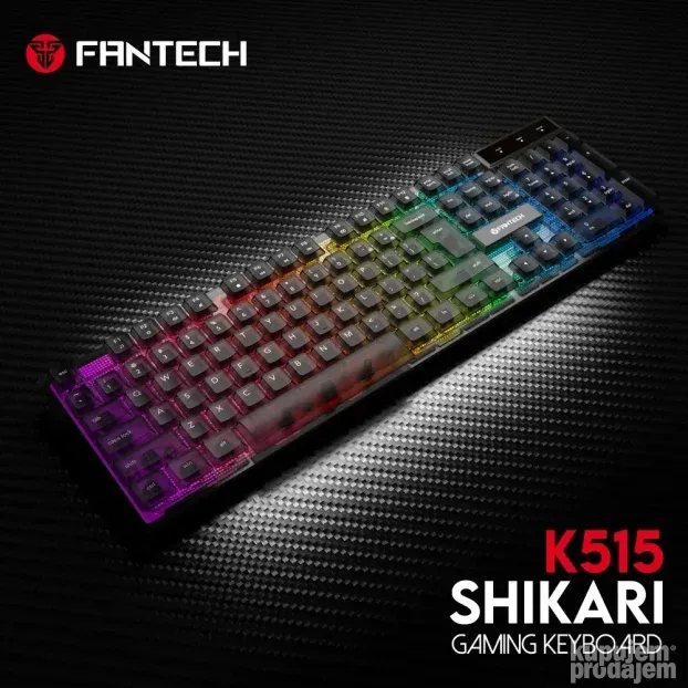 Tastatura Gaming Fantech K515 Shikari crna