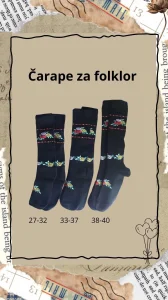 Čarape za folklor dečije