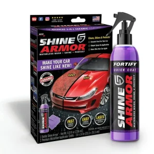 SHINE ARMOR sprej za pranje i poliranje gratis krpa