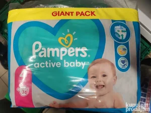 Pampers pelene vel.4 Active baby