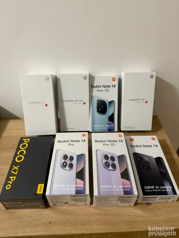 Novo Xiaomi Redmi Note 14 Pro/14 Pro+/X7 Pro/X6 Pro/14T/15