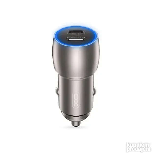 XO Auto punjač metalni CC51 Dual PD40W