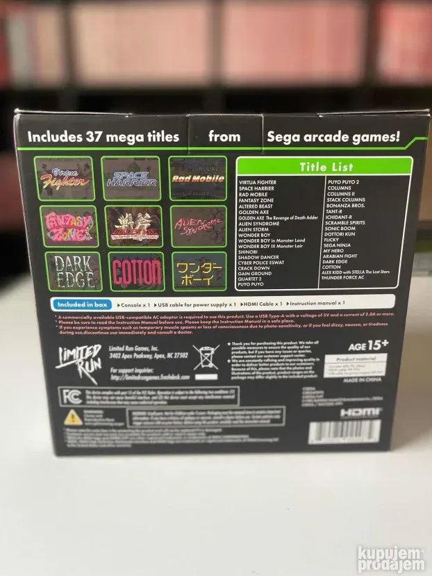 Sega Astro City Mini V + Game Center Style kit Limted Run
