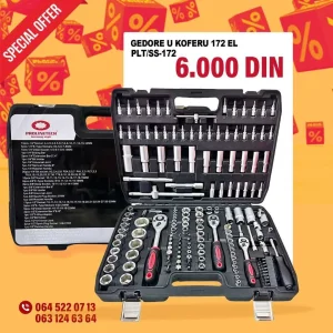 Gedore set 172 kom PROLINETECH GERMANY STYLE