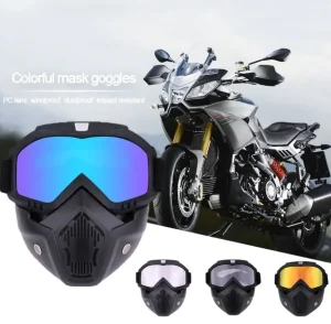 Zaštitne naočare sa maskom , moto maska