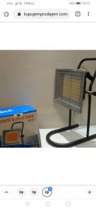 Velika plinska grejalica 3000w Turska Nurgaz