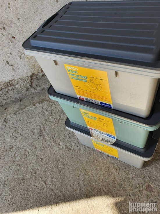Kutija za Odlaganje sa Poklopcem 3 Kom - rotho