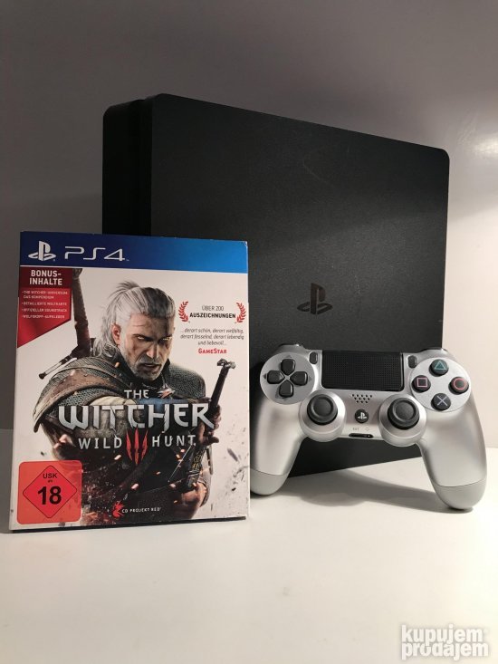 Playstation 4 Slim / The Witcher / 500gb/ Odlican KupujemProdajem