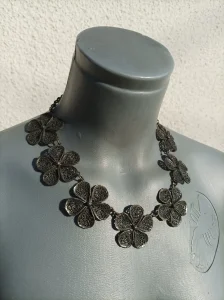 Vintage ogrlica cvetovi