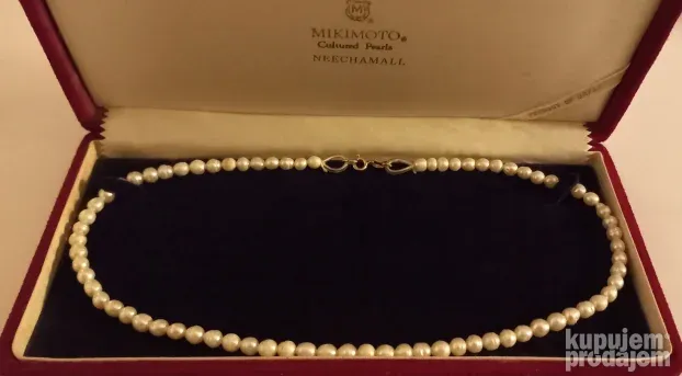 JAPAN, Stara ogrlica MIKIMOTO, Skupocena, RRR