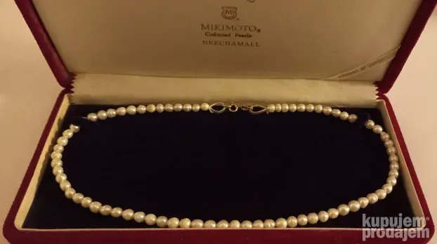 JAPAN, Stara ogrlica MIKIMOTO, Skupocena, RRR