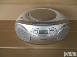 5-29 PHILIPS AZ127 odlican radico,CD i kasetofon
