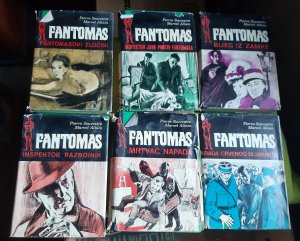 Pierre Souvestre / Marcell Alain / Fantomas - Komplet 1-6