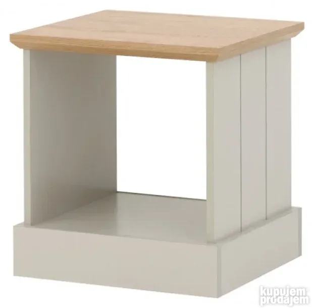 GFW Kendal stočić za lampu, siva, 45 x 38.5 x 46.5 cm