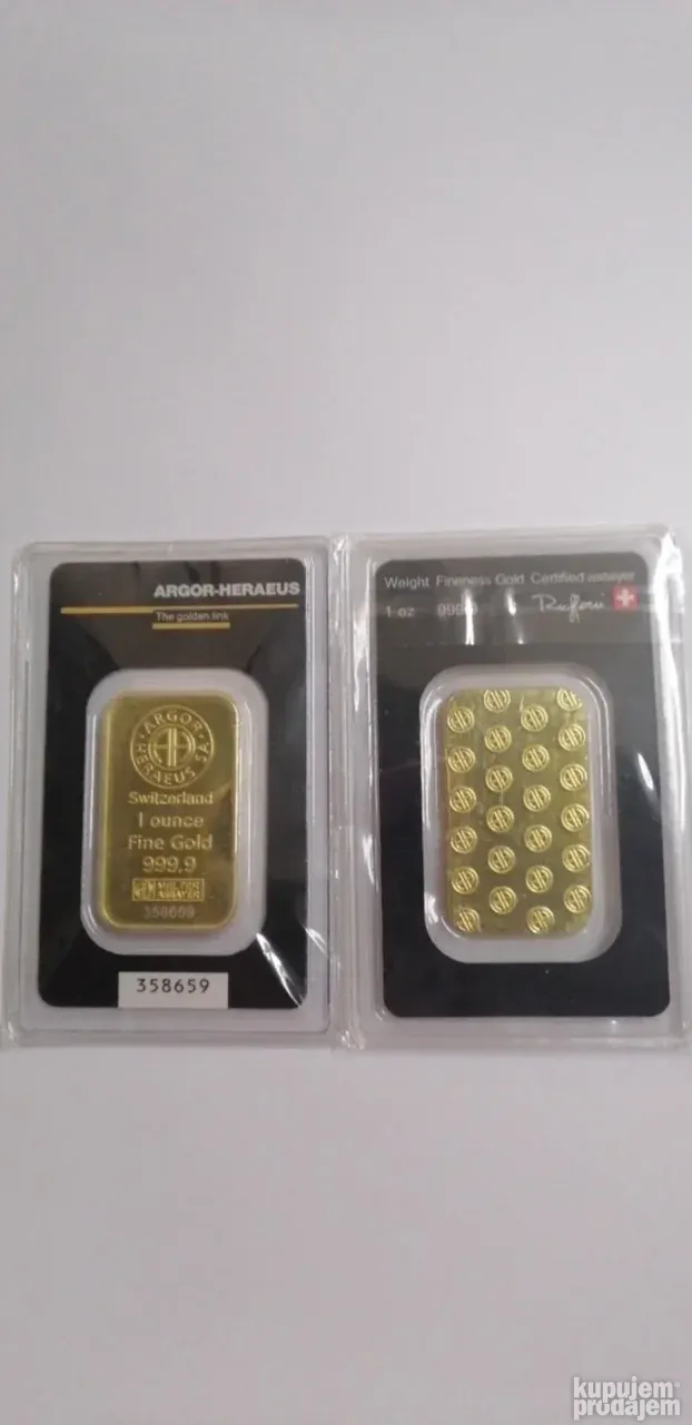 Pločica Argor Heraeus 28g