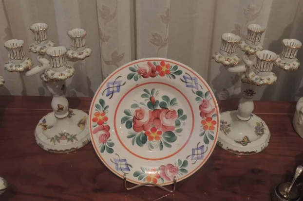 Ukrasni Tanjir 1900 godina-Rucno oslikan
