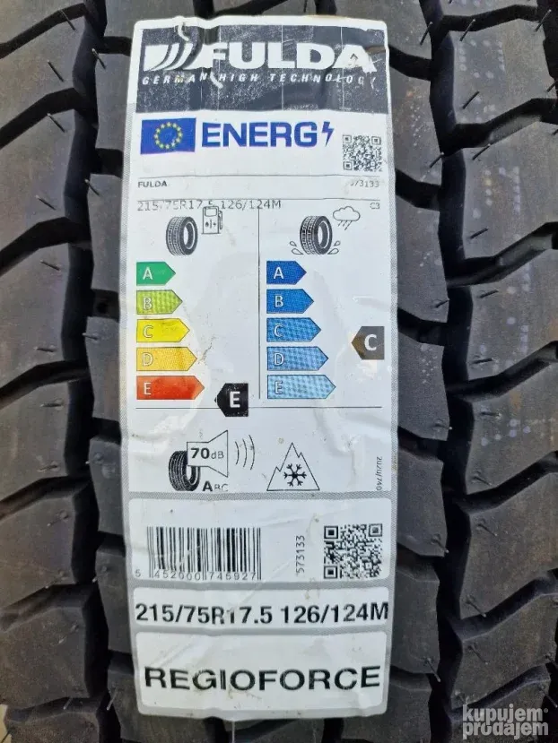 215/75 r17,5 Fulda pogon