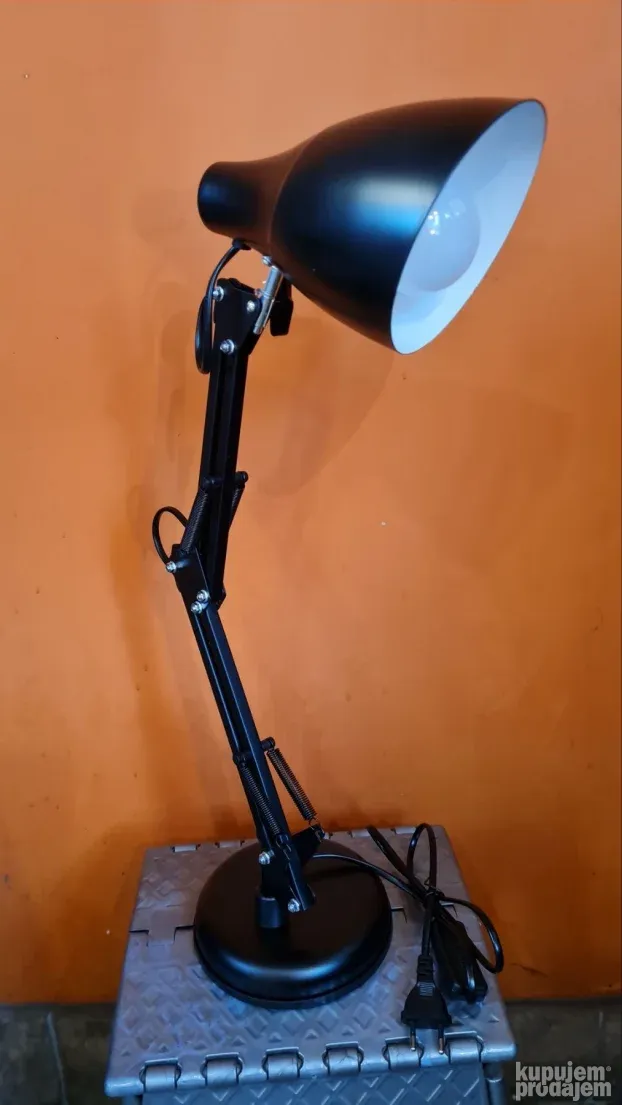 Stona lampa crna 1 x e27