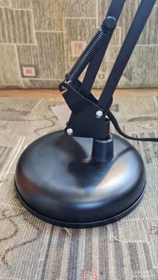 Stona lampa crna 1 x e27