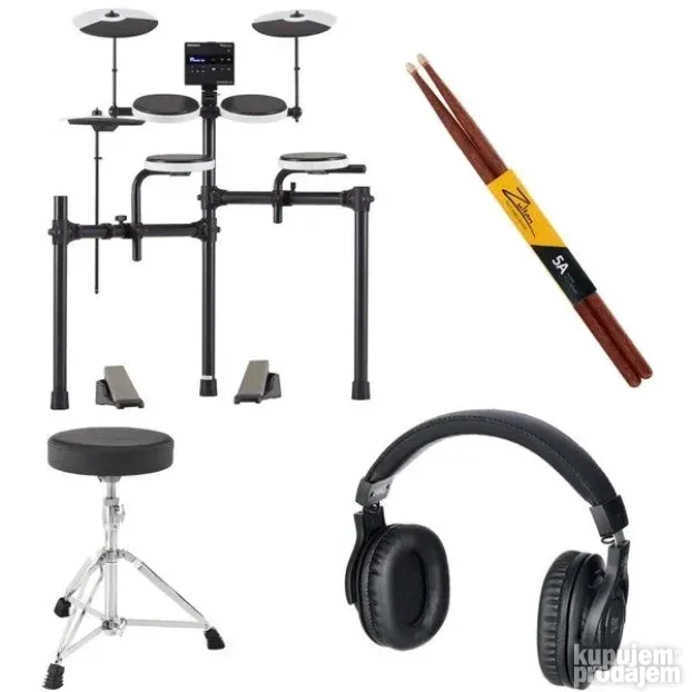 Roland TD-02K V-Drums Kit Bundle Elektronski Bubnjevi