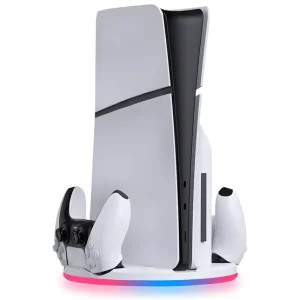 SNAKEBYTE Dual Charge Base RGB charging station and holder