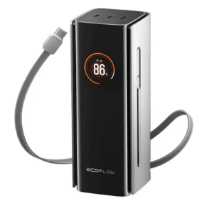 ECOFLOW Rapid Pro Powerbank 20000mAh 230W fix cable black