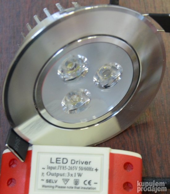 NAJjače LUX led rozetne High Power 3w