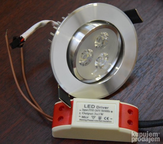 NAJjače LUX led rozetne High Power 3w