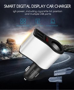 Multifunkcionalni USB punjač za auto