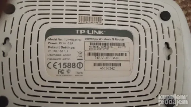 TP link TL-WR841ND 300mbps Wi-fi