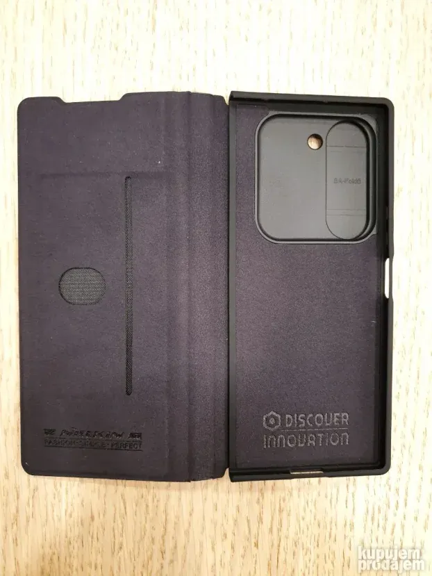 Samsung Galaxy Z Fold 6 Nillkin Qin Pro Leather Crna