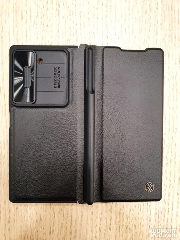 Samsung Galaxy Z Fold 6 Nillkin Qin Pro Leather Crna