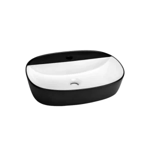 Lavabo nadgradni na ravnu ploču s/meb/c 01 500x380 mat crni