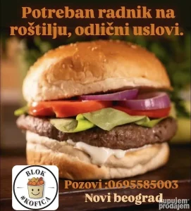 Radnik u fast foodu