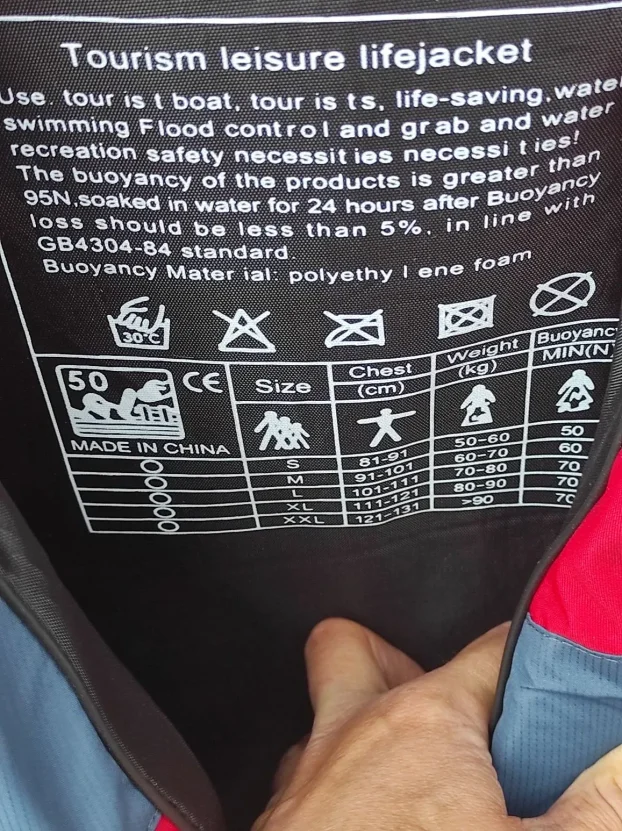 YAMAHA spasilacki prsluke