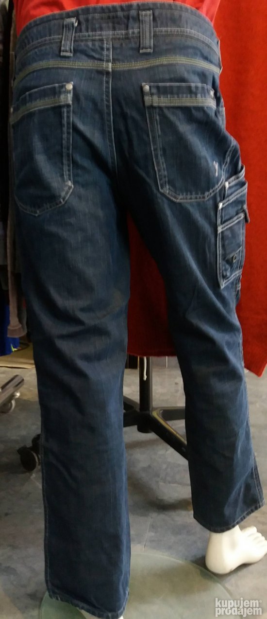 FRISTADS muške radne farmerke veličine 50