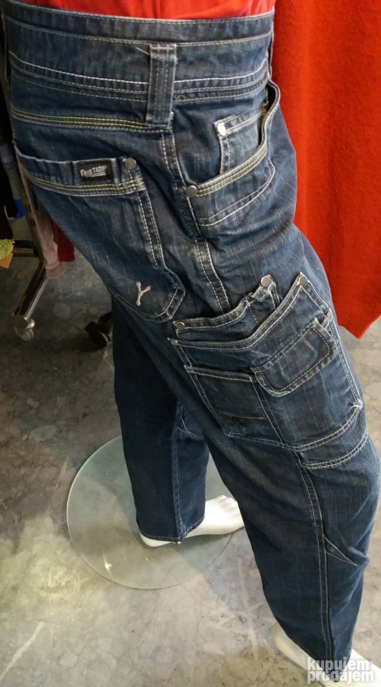 FRISTADS muške radne farmerke veličine 50
