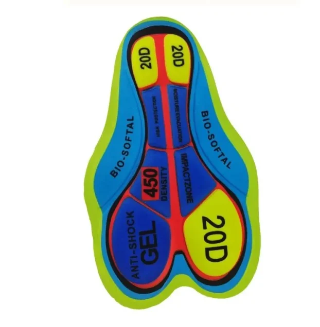 Duge pantalone za biciklizam sa tregerima i gel uloškom