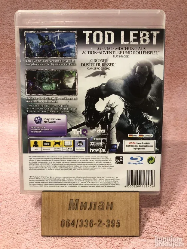 Darksiders 2 First Edition original igra za PS3 konzolu+GARA